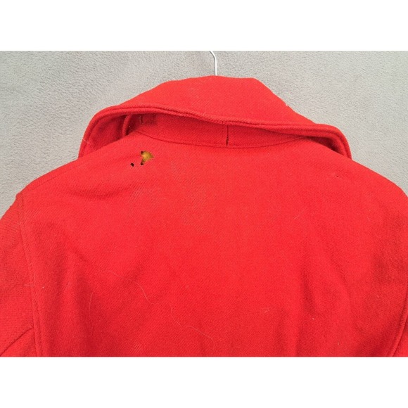 Vintage 50s 60s Woolrich Jacket Mens 40 Hunting Wool Coat Mackinaw Made in USA - Picture 13 of 16